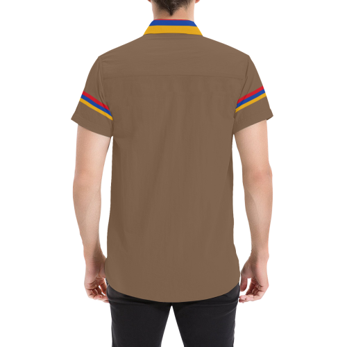 Love Armenian Soccer Men's All Over Print Short Sleeve Shirt (Model T53)