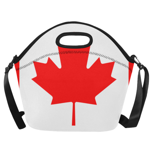 Canada Flag Neoprene Lunch Bag/Large (Model 1669)