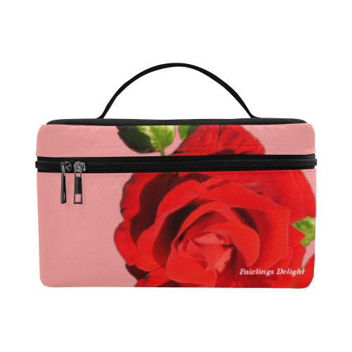 Fairlings Delight's Floral Luxury Collection- Red Rose Lunch Bag/Large 53086a9 Lunch Bag/Large (Model 1658)