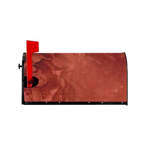 Wonderful red flowers Mailbox Cover