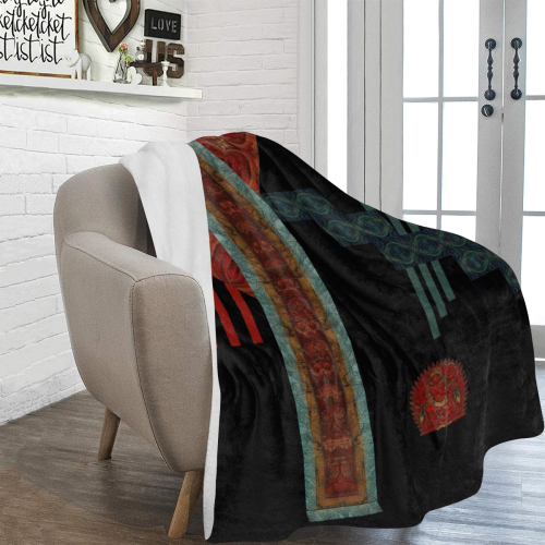 Kurukulla by Vaatekaappi Ultra-Soft Micro Fleece Blanket 60"x80"