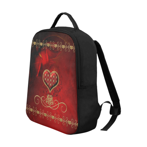Wonderful decorative heart Popular Fabric Backpack (Model 1683)