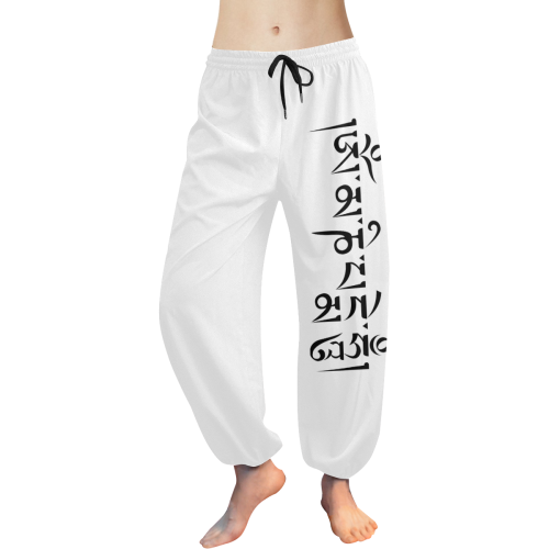 Om mani padme hum Women's All Over Print Harem Pants (Model L18)