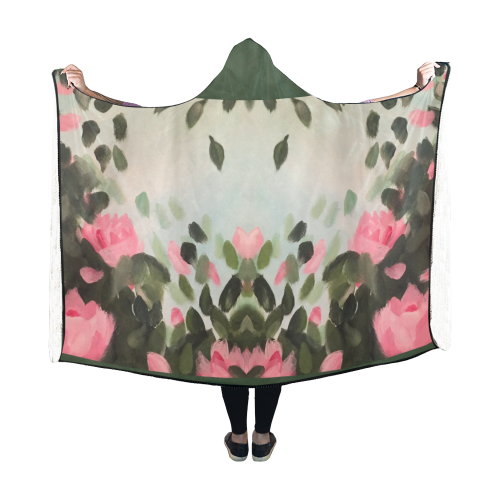 Roses & Bushes - Hooded Blanket 60''x50''