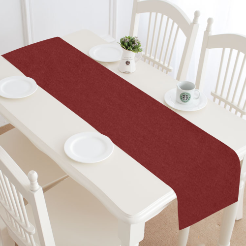 color blood red Table Runner 16x72 inch
