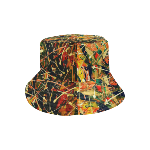 Gold All Over Print Bucket Hat
