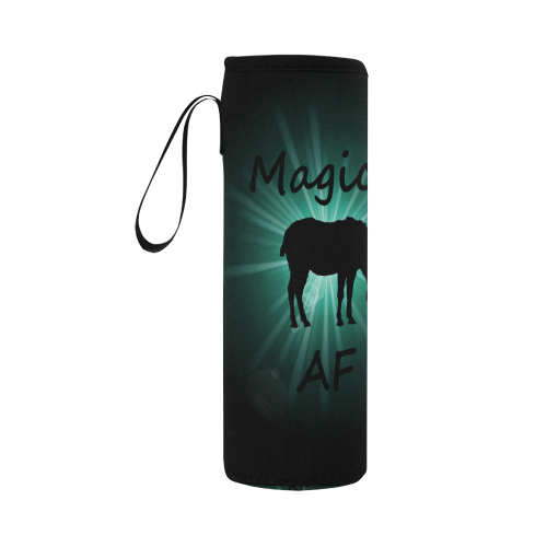 Unicorn - Magical AF Neoprene Water Bottle Pouch/Large