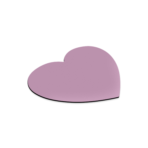color mauve Heart-shaped Mousepad