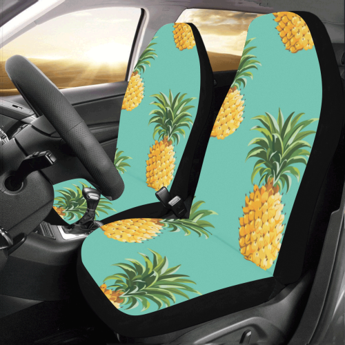 Pineapples (2) Car Seat Covers (Set of 2)
