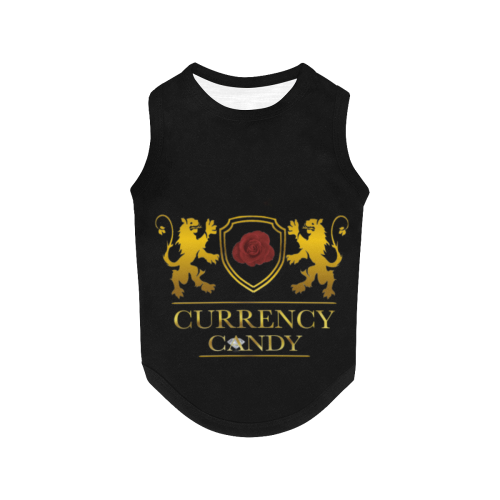 currency candy no crownlogo All Over Print Pet Tank Top