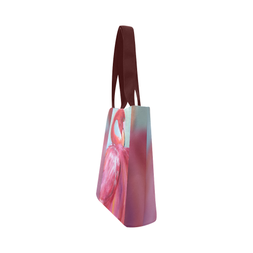Pink Flamingo Tote Bag Canvas Tote Bag (Model 1657)