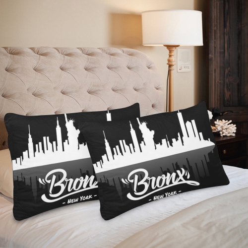 Bronx New York Custom Pillow Case 20"x 30" (One Side) (Set of 2)