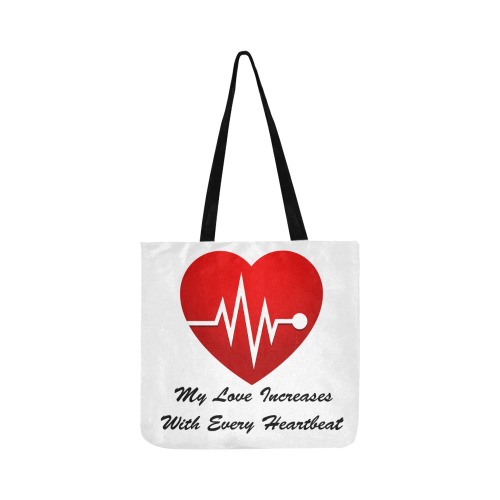Love Increases Reusable Shopping Bag Model 1660 (Two sides)