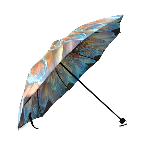 glowing chrysanthumun umbrella Foldable Umbrella (Model U01)