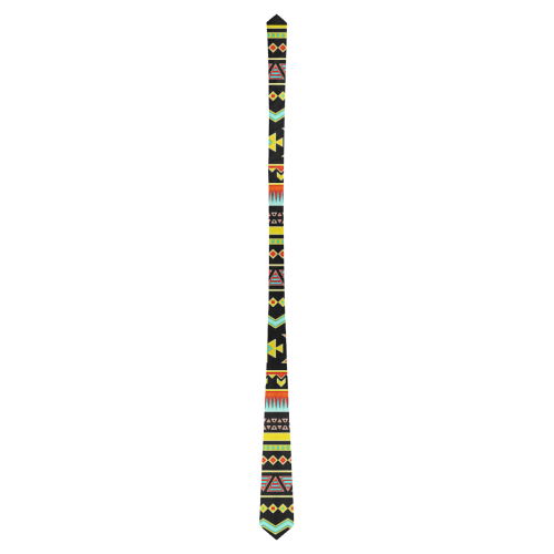 bright tribal Classic Necktie (Two Sides)