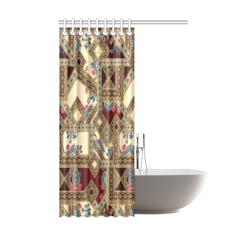 Luxury Abstract Design Shower Curtain 48"x72"