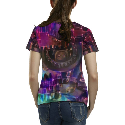 Birgit All Over Print T-Shirt for Women (USA Size) (Model T40)