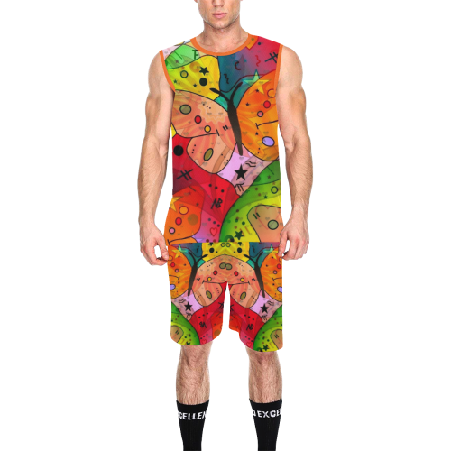 Butterfly by Nico Bielow All Over Print Basketball Uniform