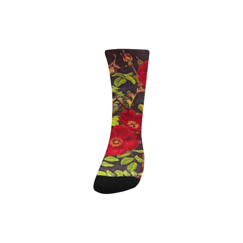 flowers #flowers #pattern #flora Custom Socks for Kids
