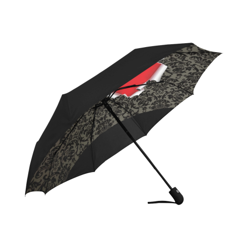 Torn Heart Anti-UV Auto-Foldable Umbrella (Underside Printing) (U06)
