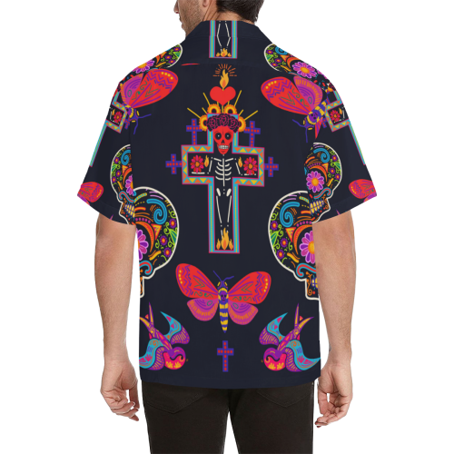 Dia De Los Muertos Hawaiian Shirt (Model T58)