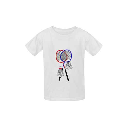 Badminton Rackets and Shuttlecocks Sports Kid's  Classic T-shirt (Model T22)