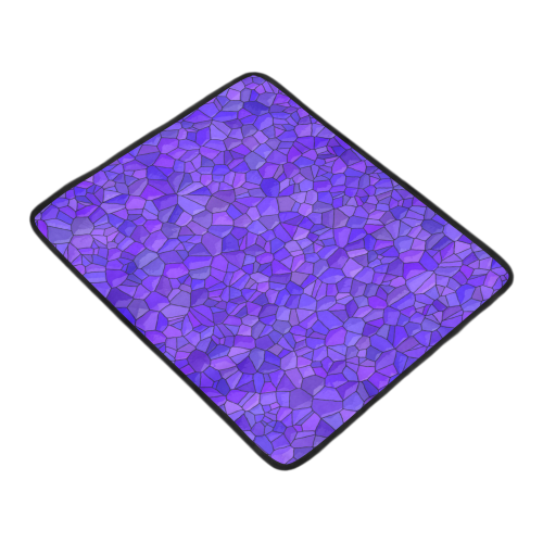 Purple crystals Beach Mat 78"x 60"