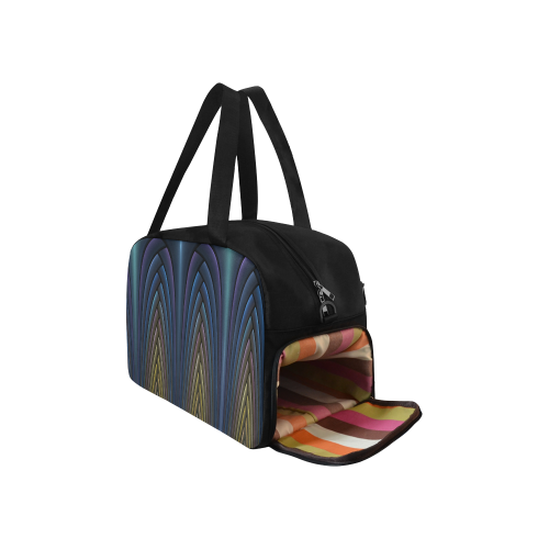Art Deco Pattern Fitness Handbag (Model 1671)