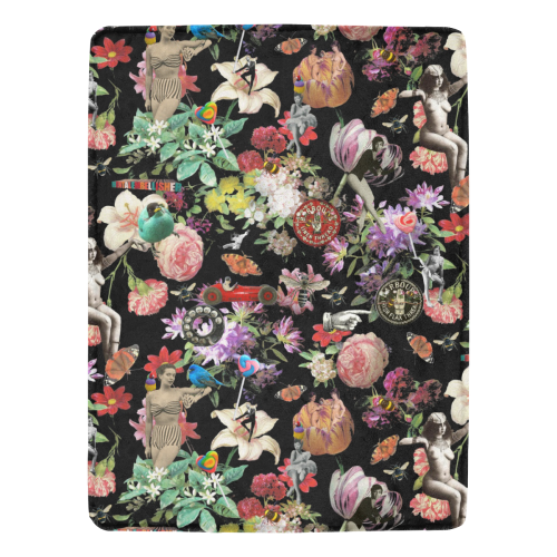 Garden Party Ultra-Soft Micro Fleece Blanket 60"x80"