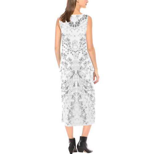 coquelicots 8 Phaedra Sleeveless Open Fork Long Dress (Model D08)