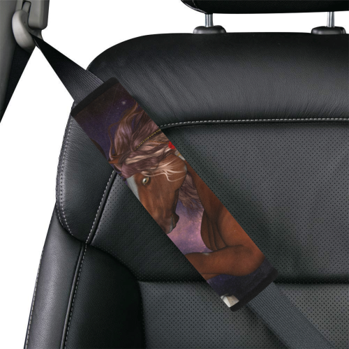 Awesome steampunk horse with clocks gears Car Seat Belt Cover 7''x12.6''