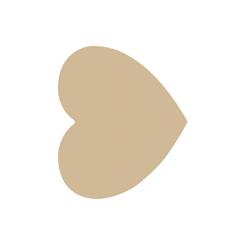 color tan Heart-shaped Mousepad