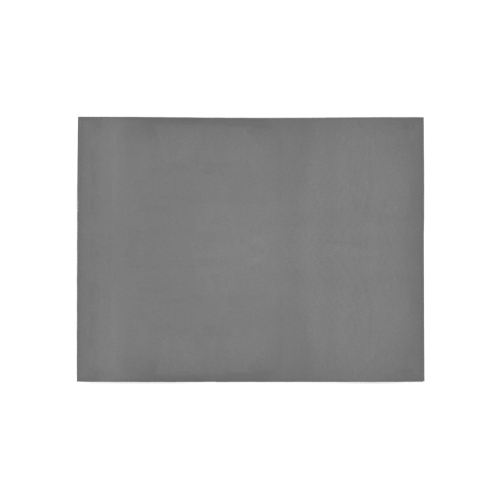 color dim grey Area Rug 5'3''x4'