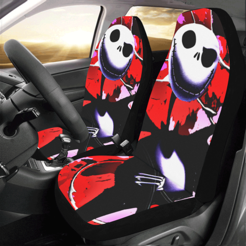 psychedelic Christmas nightmare Car Seat Covers (Set of 2)