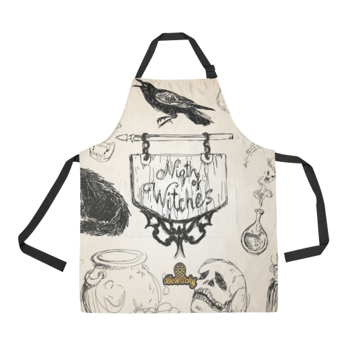 BeWitchy Witches of the night Aprol All Over Print Apron