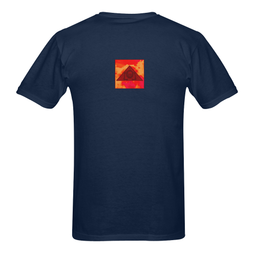 The Lowest of Low Etna Navy Men's T-Shirt in USA Size (Two Sides Printing)
