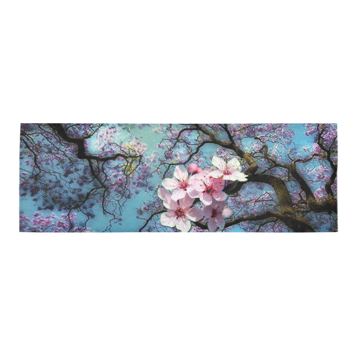 Cherry blossomL Area Rug 9'6''x3'3''