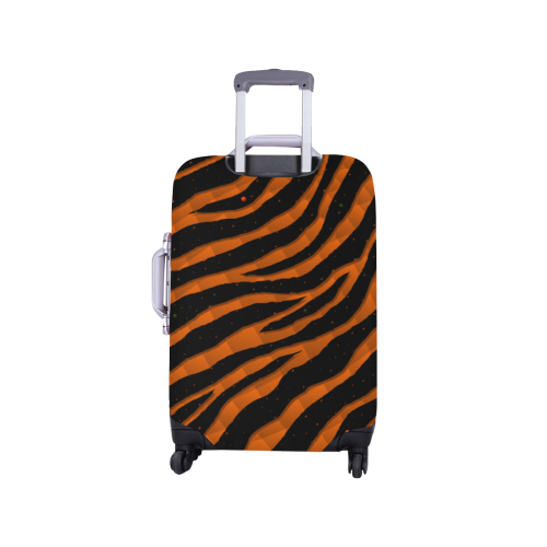 Ripped SpaceTime Stripes - Orange Luggage Cover/Small 18"-21"