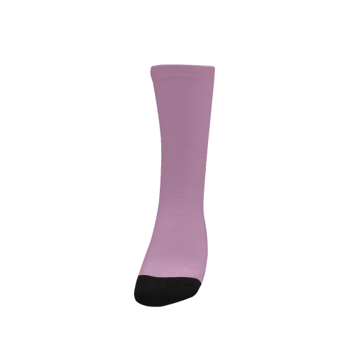 color mauve Women's Custom Socks