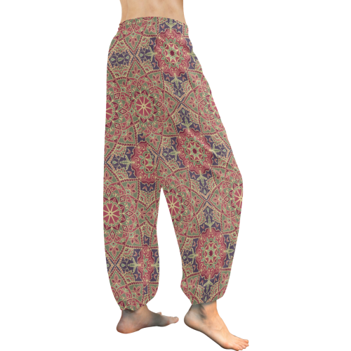 Royal Abstract Mandala Women's All Over Print Harem Pants (Model L18)