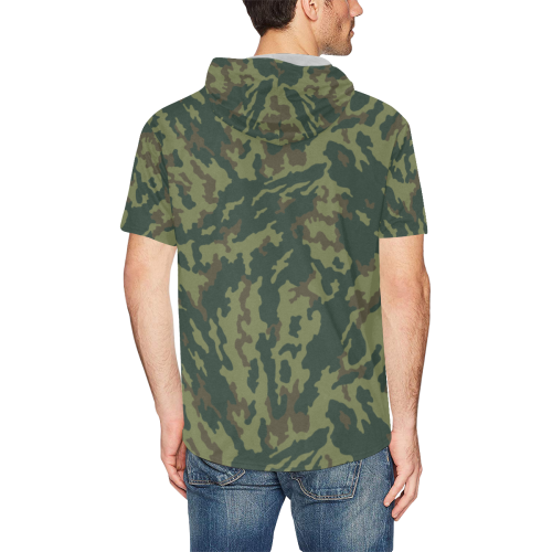 Mountain-7500x2 All Over Print Short Sleeve Hoodie for Men (Model H32)