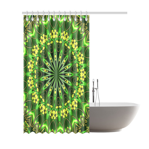 MANDALA GARDEN OF EDEN Shower Curtain 72"x84"
