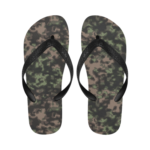 rauchtarn spring camouflage Flip Flops for Men/Women (Model 040)