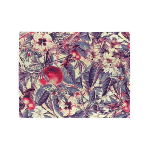 flowers #flowers #pattern Rectangle Jigsaw Puzzle (Set of 110 Pieces)