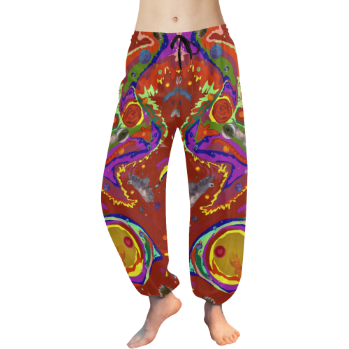 Xtine's Nebula Art Pants Women's All Over Print Harem Pants (Model L18)