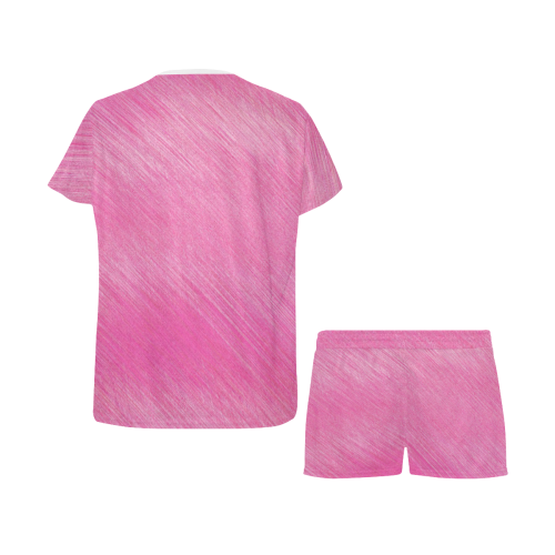 Hot Pink Breeze Women's Short Pajama Set
