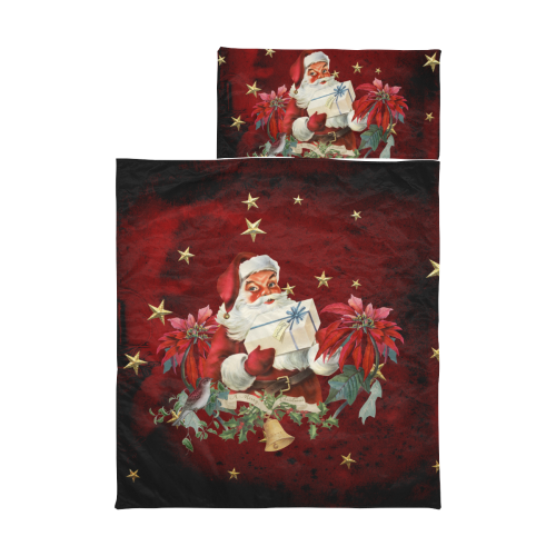Santa Claus with gifts, vintage Kids' Sleeping Bag