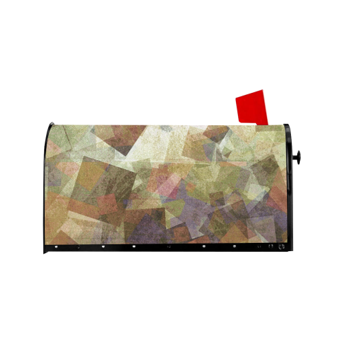 abstract squares Mailbox Cover