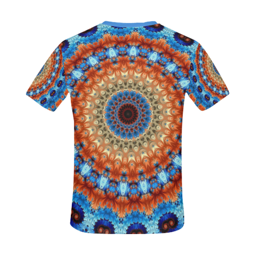 Kaleidoscope All Over Print T-Shirt for Men/Large Size (USA Size) Model T40)