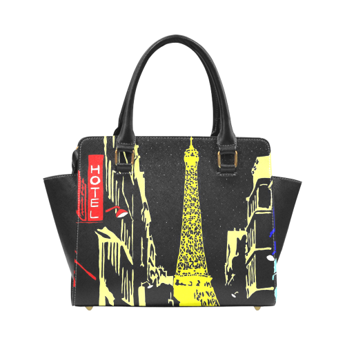 PARIS- Rivet Shoulder Handbag (Model 1645)